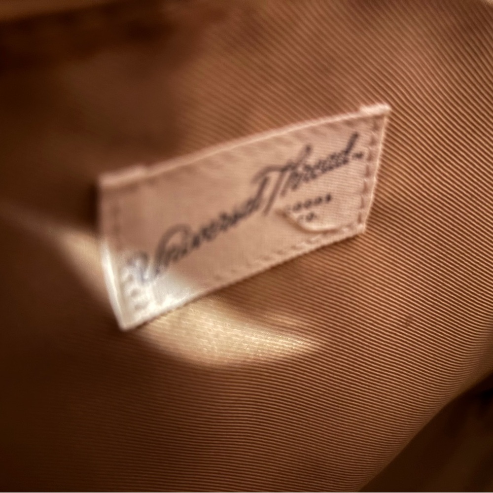 Universal Thread Spotted Tan Tote With Brown Stra… - image 2